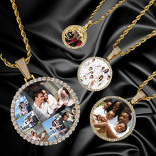 Load image into Gallery viewer, Custom 3D Round Photo Pendant
